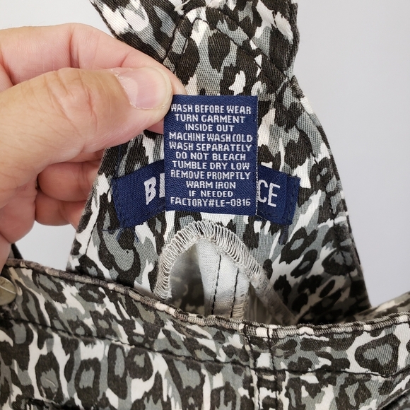 Bluespice Leopard Print Skirt Overalls size large - Picture 8 of 9